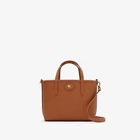 Mini Reversible Bloomsbury Tote in Warm russet - Women | Burberry® Official