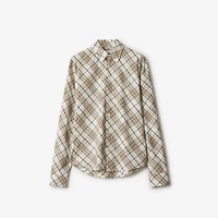 Regular Fit Check Cotton Shirt - Men | Burberry® Official