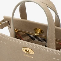 Mini Cotswolds Tote in Mushroom beige - Women | Burberry® Official