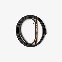 Reversible Leather Signature Belt in Black/hazel - Women | Burberry® Official