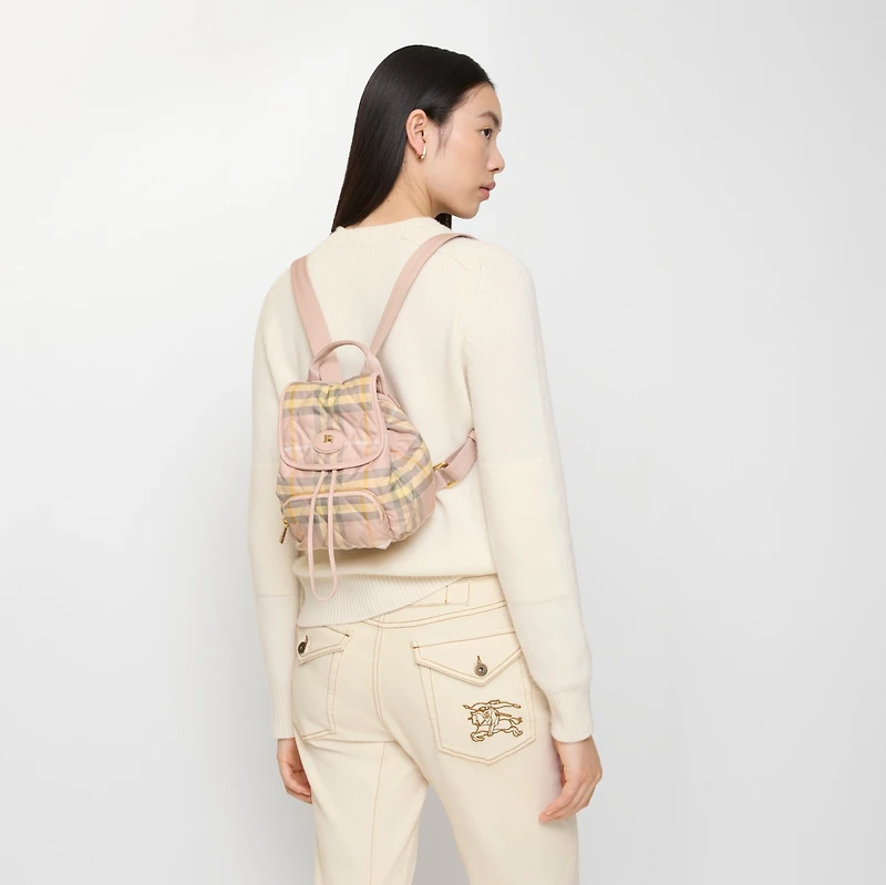 Mini Horseshoe Backpack in Teacup pink - Women | Burberry® Official