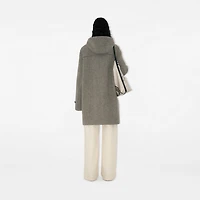 Wool Duffle Coat in Limestone - Women | Burberry® Official