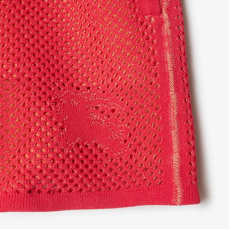 Cotton Nylon Mesh Shorts in Pillar | Burberry® Official