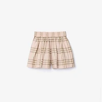 Check Cotton Shorts in Archive pink | Burberry® Official