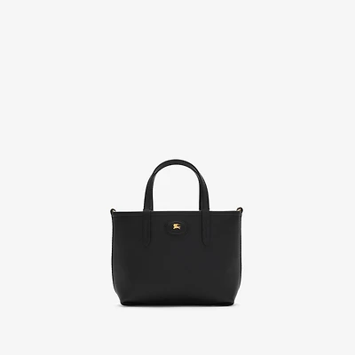Mini Reversible Bloomsbury Tote​ in Black/calico beige - Women | Burberry® Official