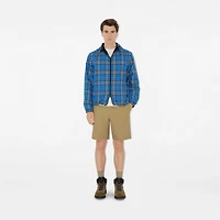 Gabardine Shorts in Hamper beige - Men, Cotton | Burberry® Official