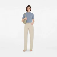 Wool Top in Gale - Women | Burberry® Official