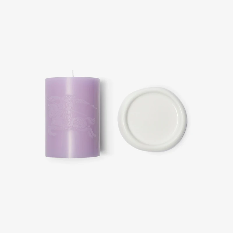 Rose and Violet Blossom Candle in Haze lilac | Burberry® Official