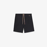 Logo Graphic Swim Shorts in Black - Men | Burberry® Official
