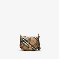 Mini B Clip Messenger Bag in Sand beige - Women | Burberry® Official