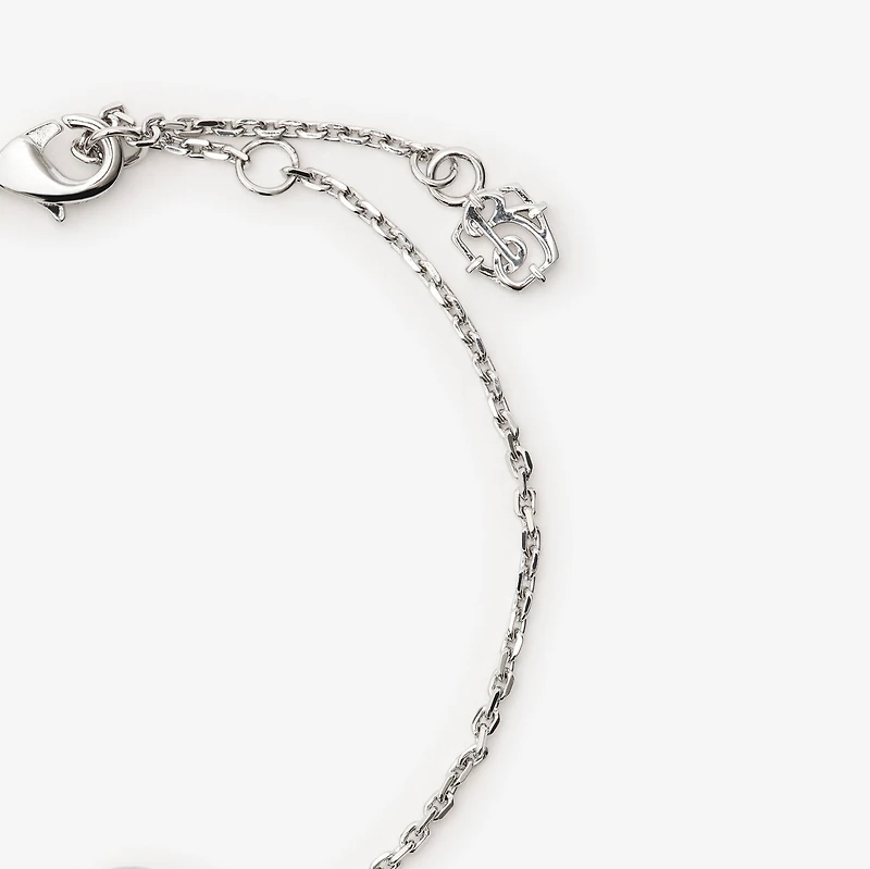 Knight Coin Bracelet in Silver/black - Men | Burberry® Official