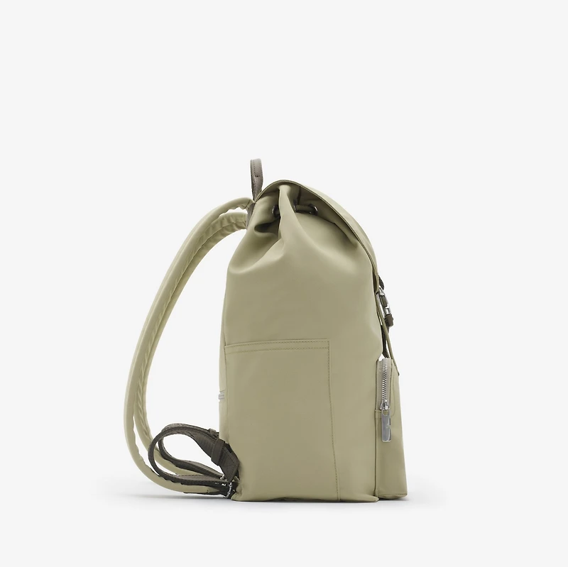 Orkney Flap Backpack in Light hunter - Men, Nylon, Technical | Burberry® Official