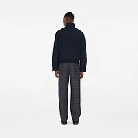 Quilted Nylon Jacket in Navy - Men | Burberry® Official