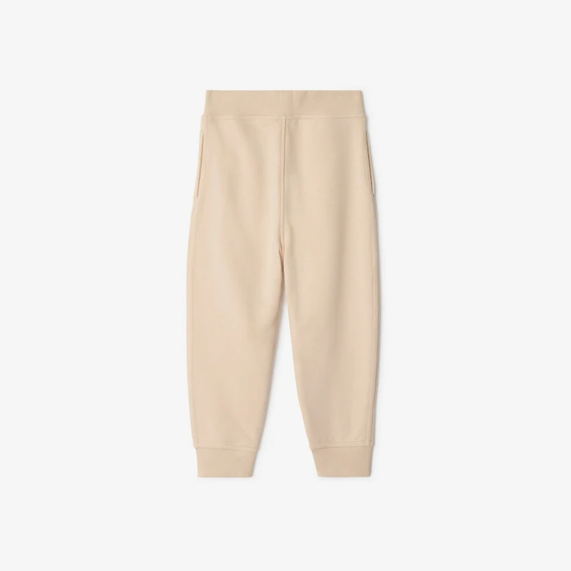 Check Label Cotton Jogging Pants in Calico | Burberry® Official