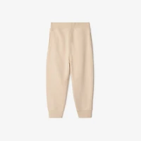 Check Label Cotton Jogging Pants in Calico | Burberry® Official