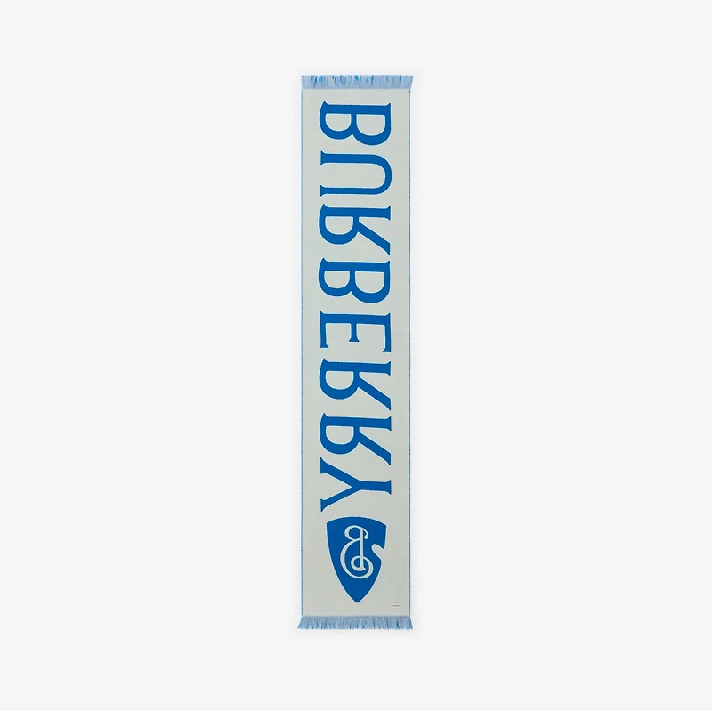 Logo Wool Scarf in Knight | Burberry® Official