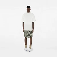 Leather Box Sneakers in White - Men | Burberry® Official