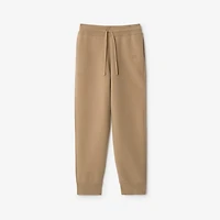 Cashmere Blend Jogging Pants in Flax - Women | Burberry® Official