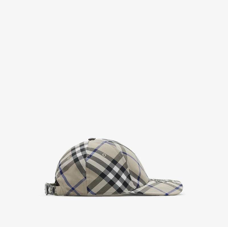 Check EKD Twill Baseball Cap in Lichen - Men | Burberry® Official