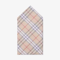 Check Cotton Baby Nest in Pale stone - Children | Burberry® Official