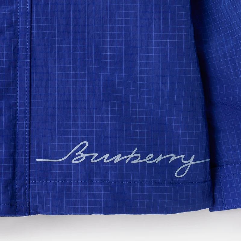 Logo Nylon Jacket in Knight | Burberry® Official