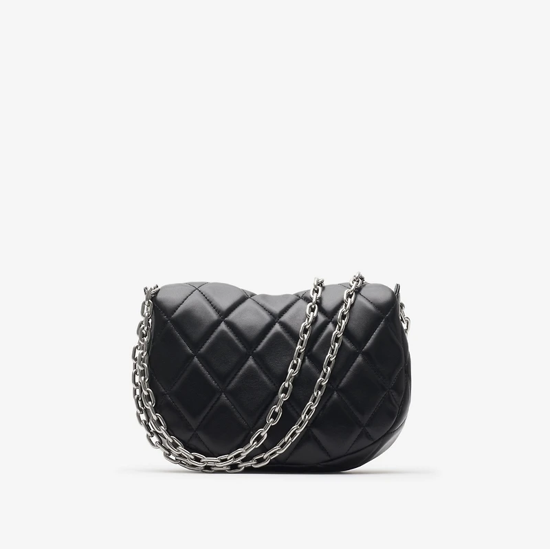 Quilted Rocking Horse Bag in Black/palladium - Women | Burberry® Official
