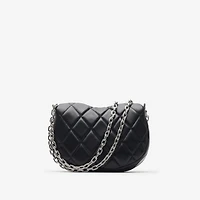 Quilted Rocking Horse Bag in Black/palladium - Women | Burberry® Official