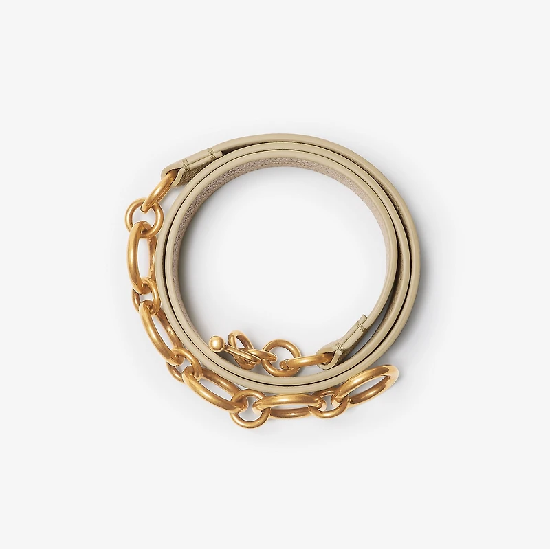 Leather Ring Belt in Hunter - Women | Burberry® Official