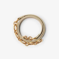 Leather Ring Belt in Hunter - Women | Burberry® Official