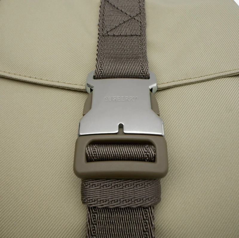 Orkney Flap Backpack in Light hunter - Men, Nylon, Technical | Burberry® Official
