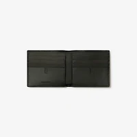 City Check Bifold Wallet in Navy - Men, Technical, Cotton | Burberry® Official