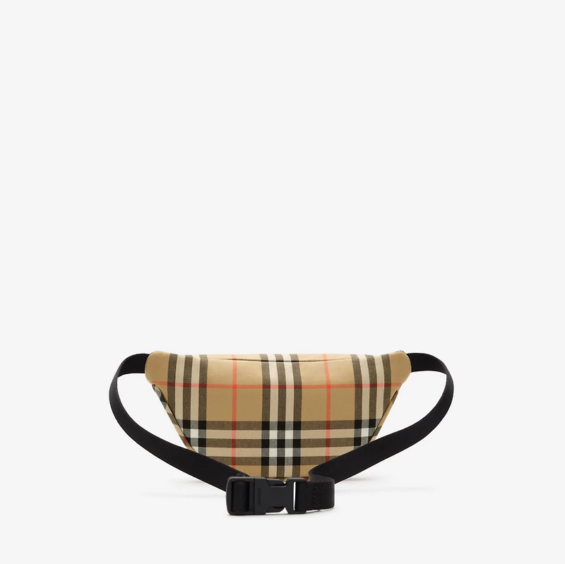 Check Belt Bag in Sand beige - Children | Burberry® Official