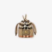 Horseshoe Pouch Charm in Sand beige - Women, Nylon | Burberry® Official