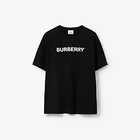 Logo Cotton T-shirt in Black
