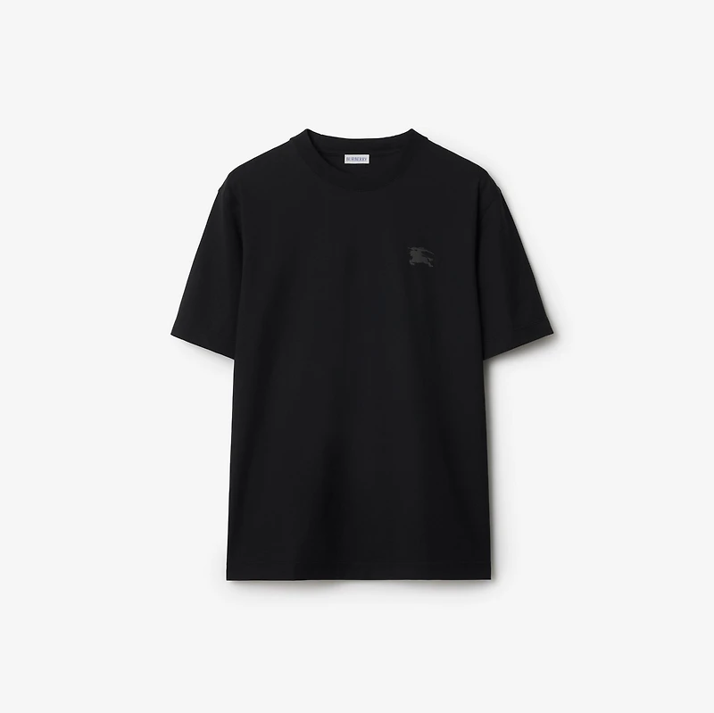 EKD Badge Cotton T-shirt in Black - Men | Burberry® Official