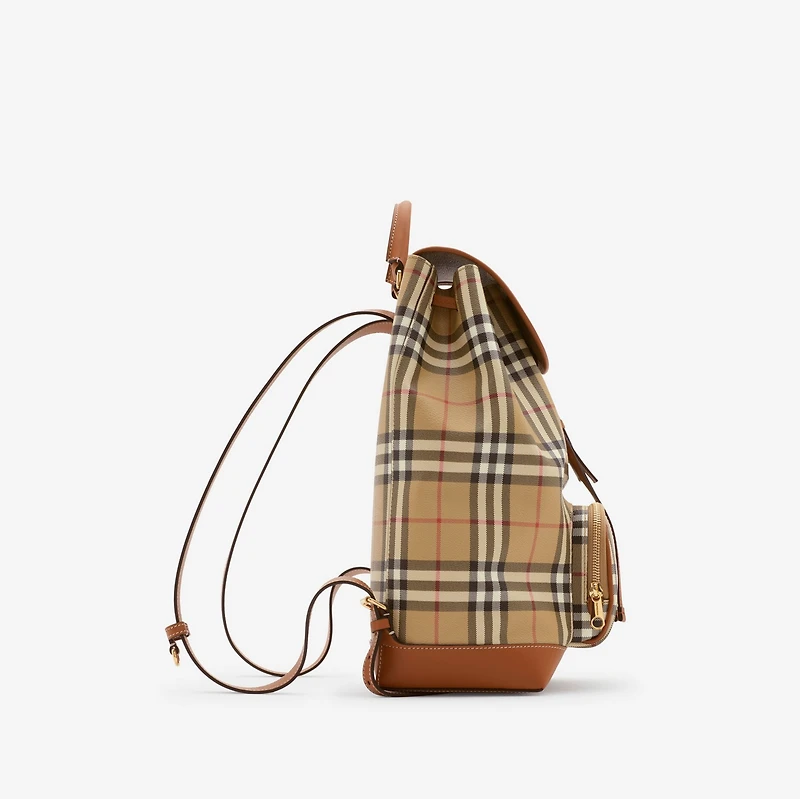 Check Backpack in Archive beige/briar brown - Women | Burberry® Official
