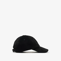 Knight Stamp Corduroy Baseball Cap in Black - Men | Burberry® Official