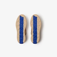 Check Terrace Sneakers in Sand - Men | Burberry® Official