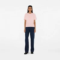 EKD Cotton T-shirt in Cameo - Women | Burberry® Official