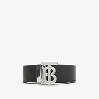 Reversible Leather TB Belt in Black/tan - Men | Burberry® Official