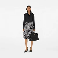 Medium Rocking Horse Tote in Black - Women | Burberry® Official