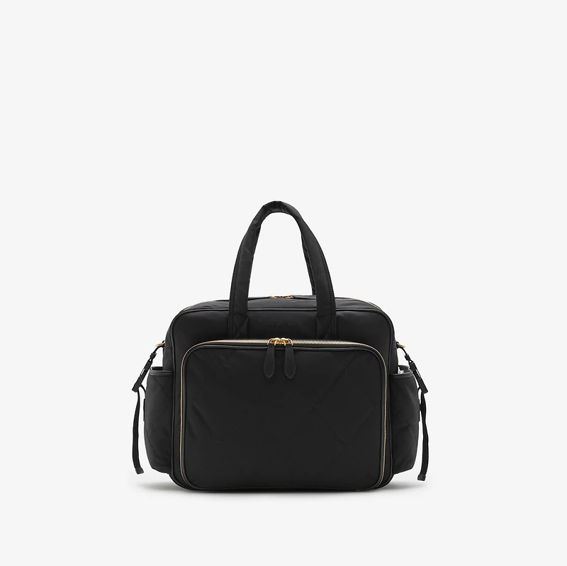 Quilted Nylon Baby Changing Bag in Black - Children | Burberry® Official