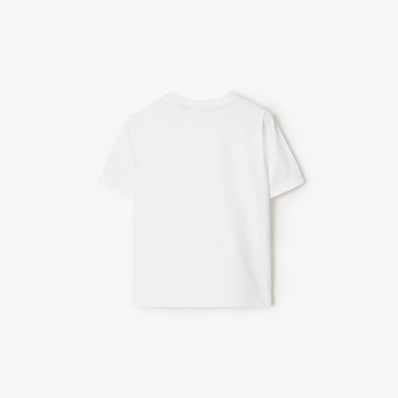 London Guard Cotton T-shirt in White | Burberry® Official