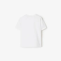London Guard Cotton T-shirt in White | Burberry® Official