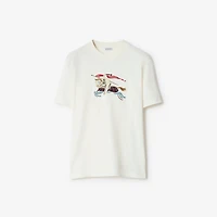 EKD Cotton T-shirt in Chalk white - Men | Burberry® Official