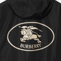 Knight Stamp Nylon Jacket in Black - Men | Burberry® Official