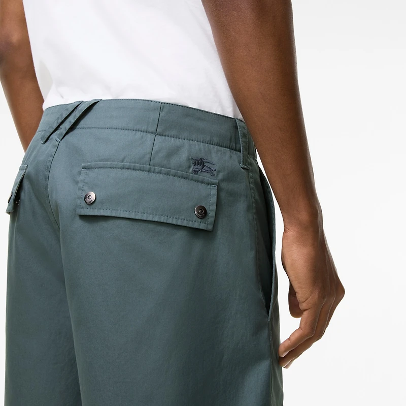 Tropical Gabardine Chino Shorts in Seafarer blue - Men | Burberry® Official