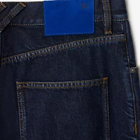 Regular Fit Jeans in Indigo blue - Men, Cotton | Burberry® Official