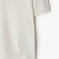Cashmere Blend Top in Chalk - Women | Burberry® Official