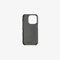 Check iPhone 15 Pro Case in Sand - Men | Burberry® Official